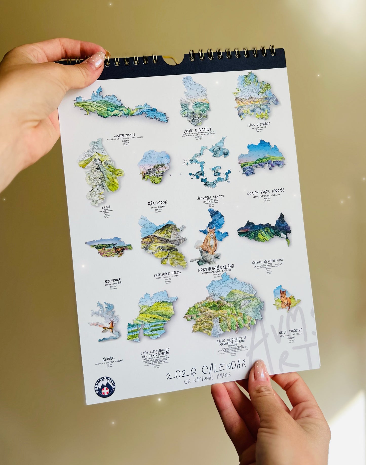 2026 National Park Charity Calendar