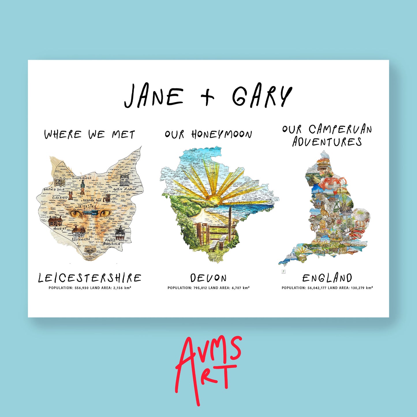 Personalised Map Print Service