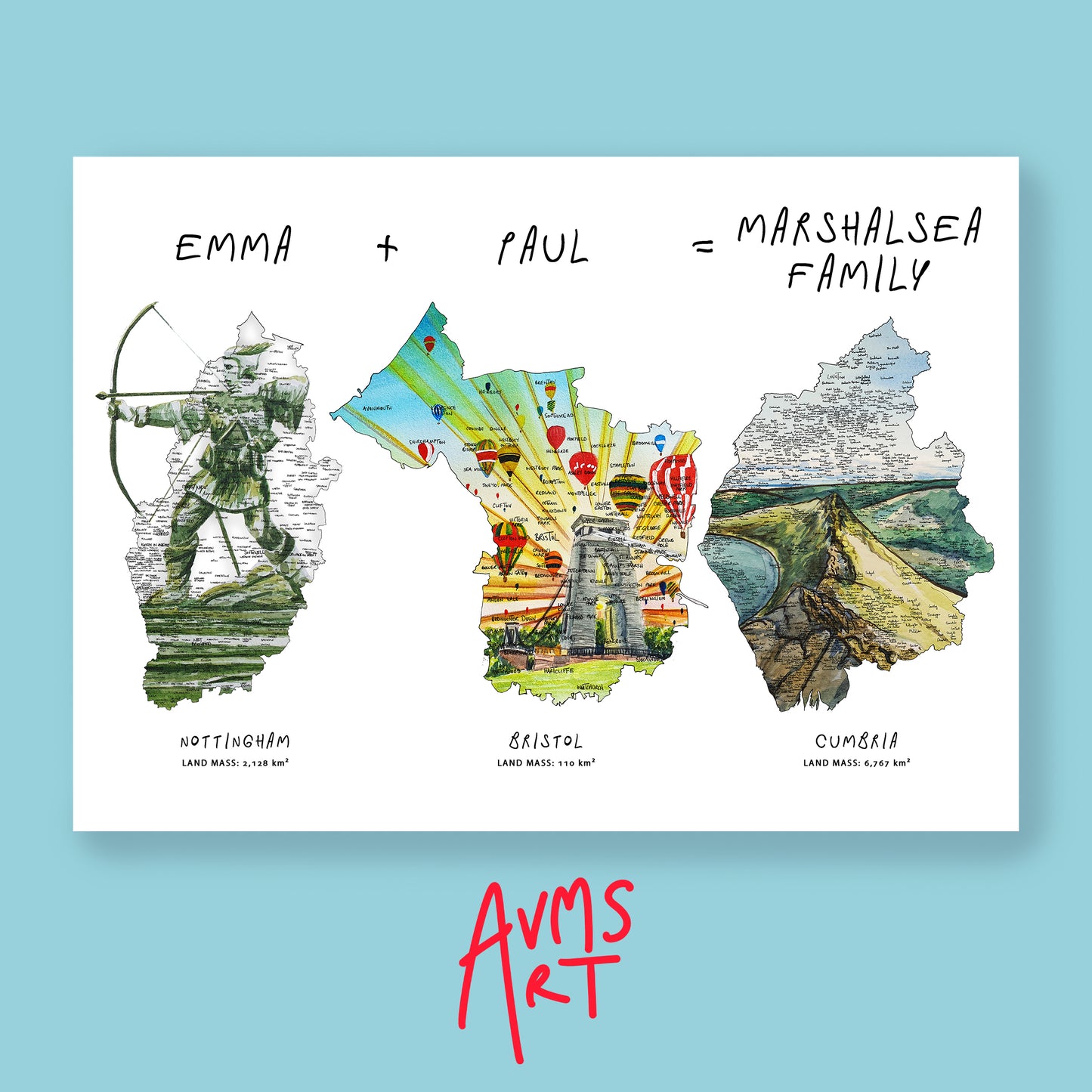 Personalised Map Print Service