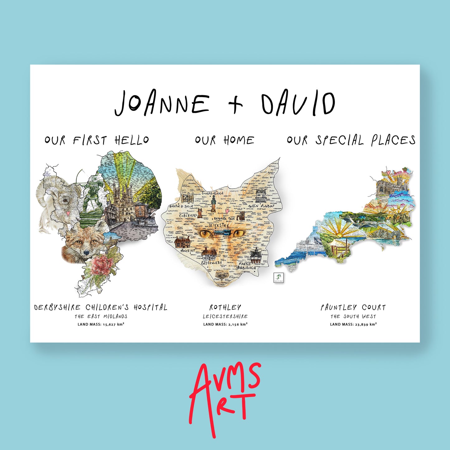 Personalised Map Print Service
