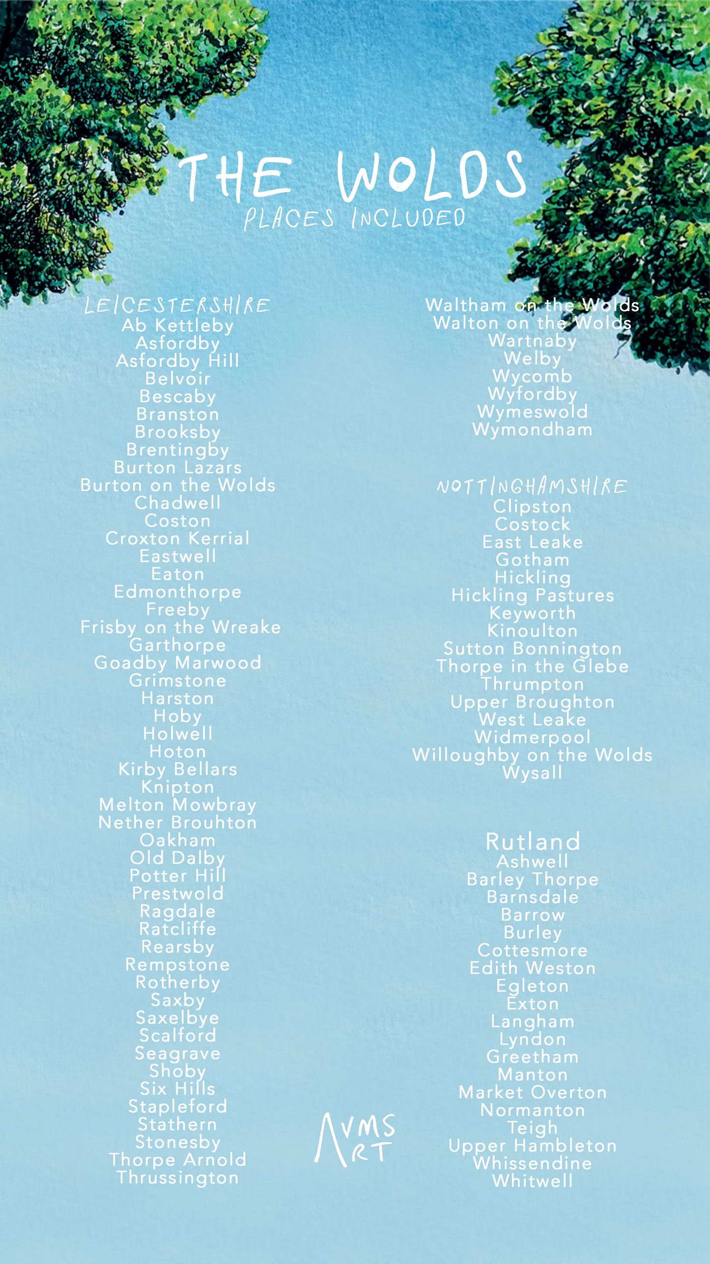 The Wolds Print