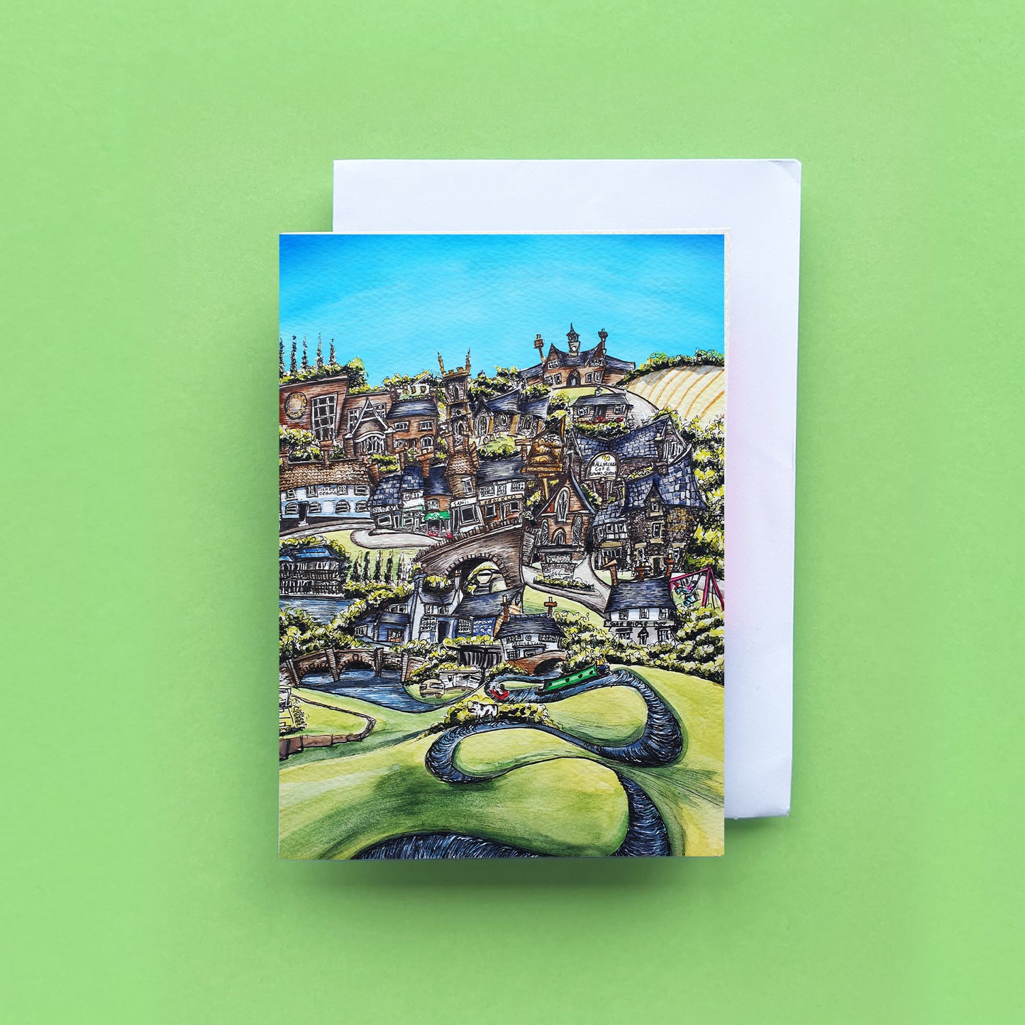 Barrow Upon Soar Village Map Card
