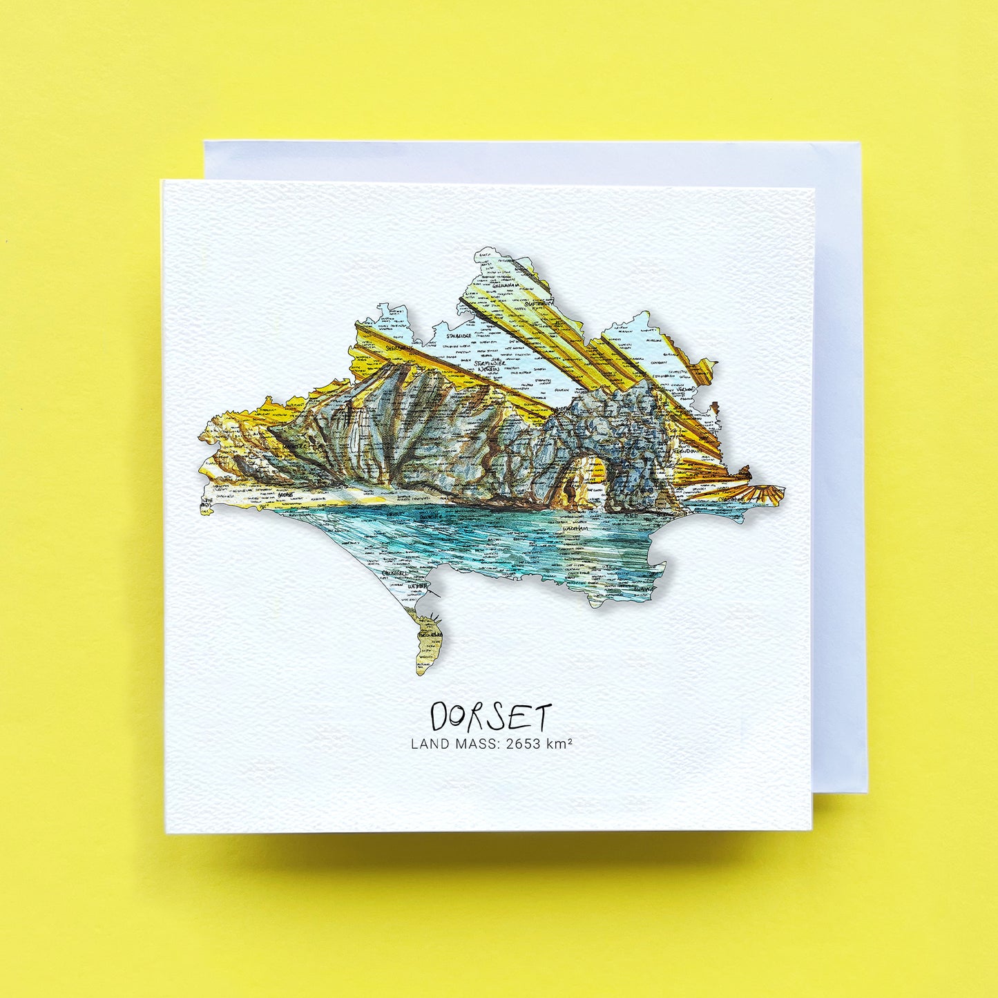 Dorset Durdle Door Map Card