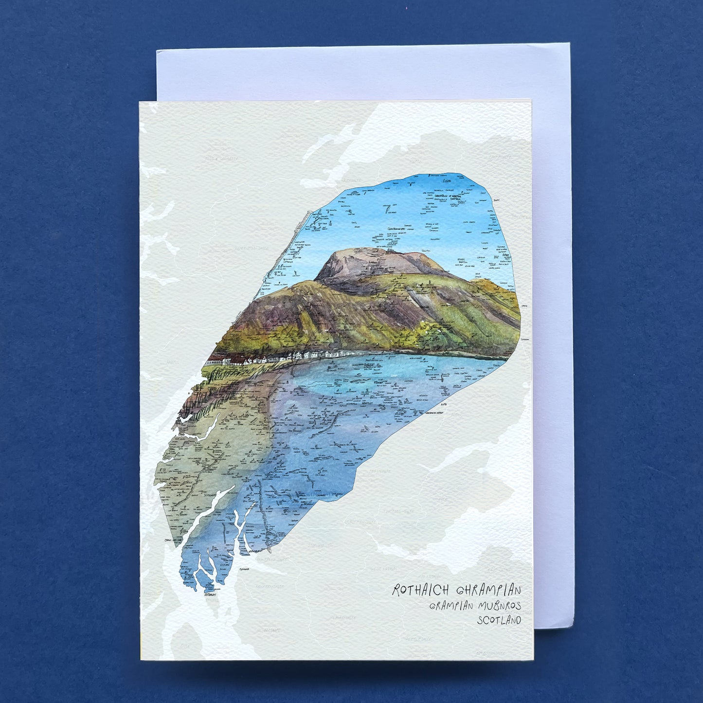 Grampians Munro Map Card