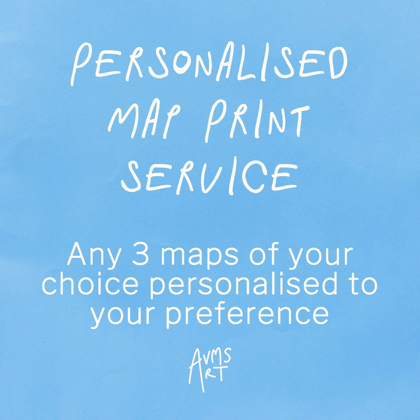 Personalised Map Print Service
