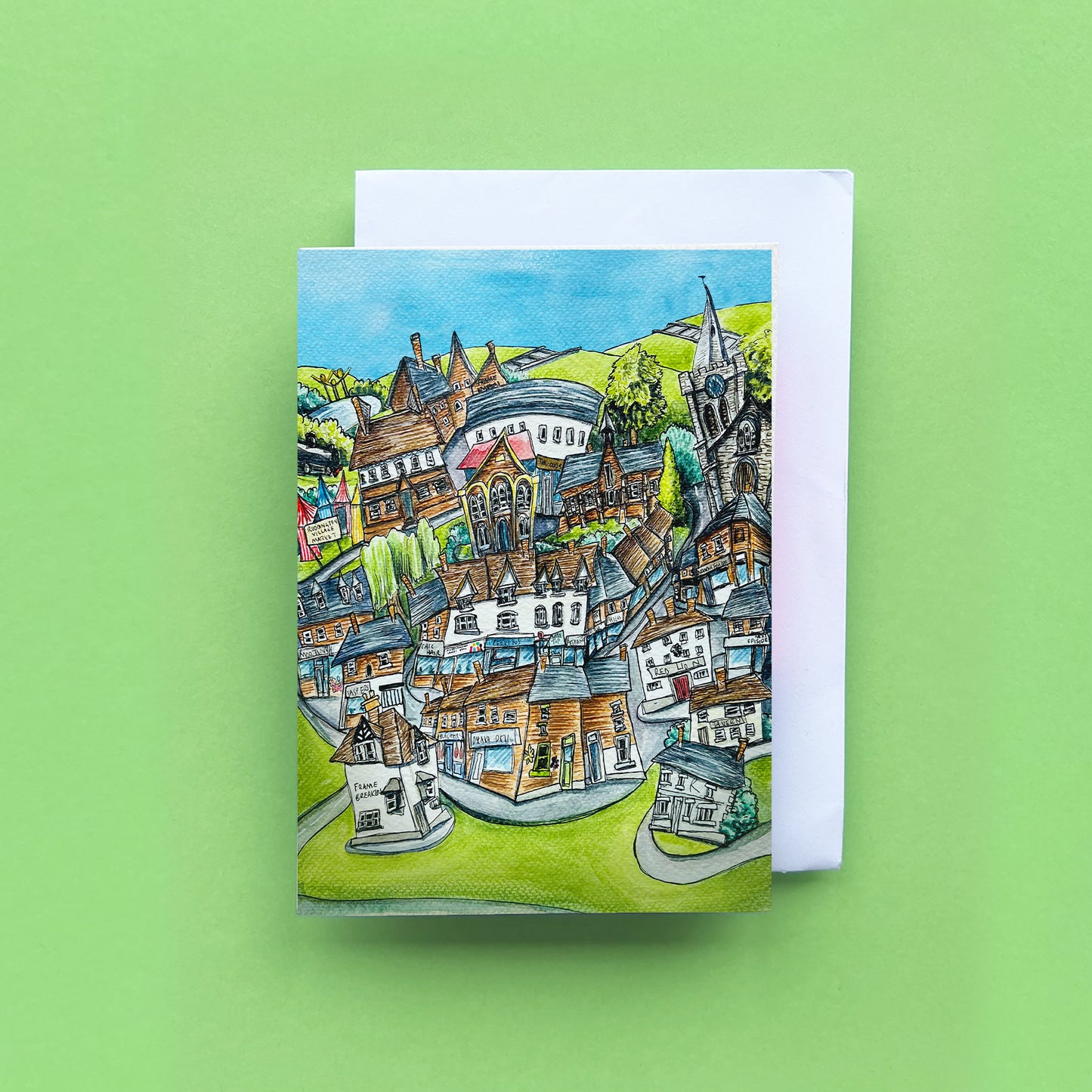 Ruddington Village Map Card