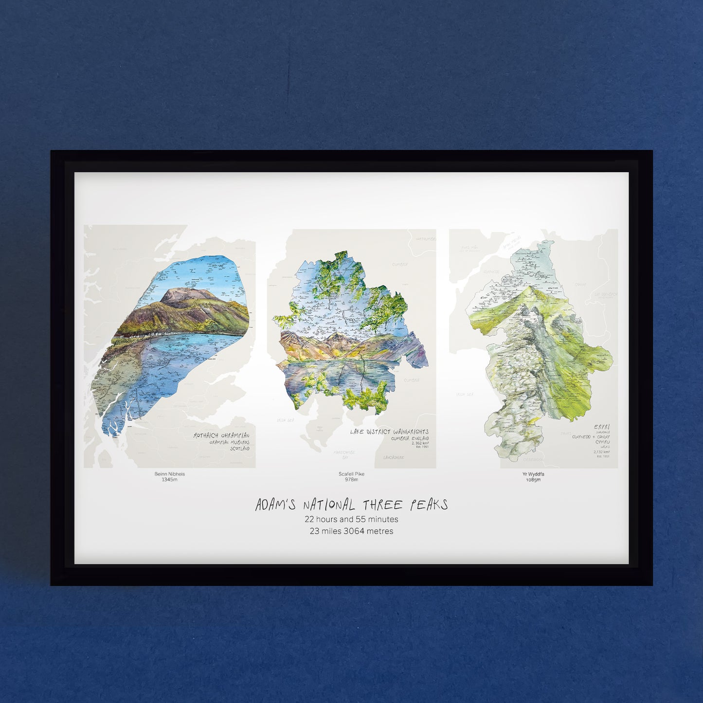 National Three Peaks Print