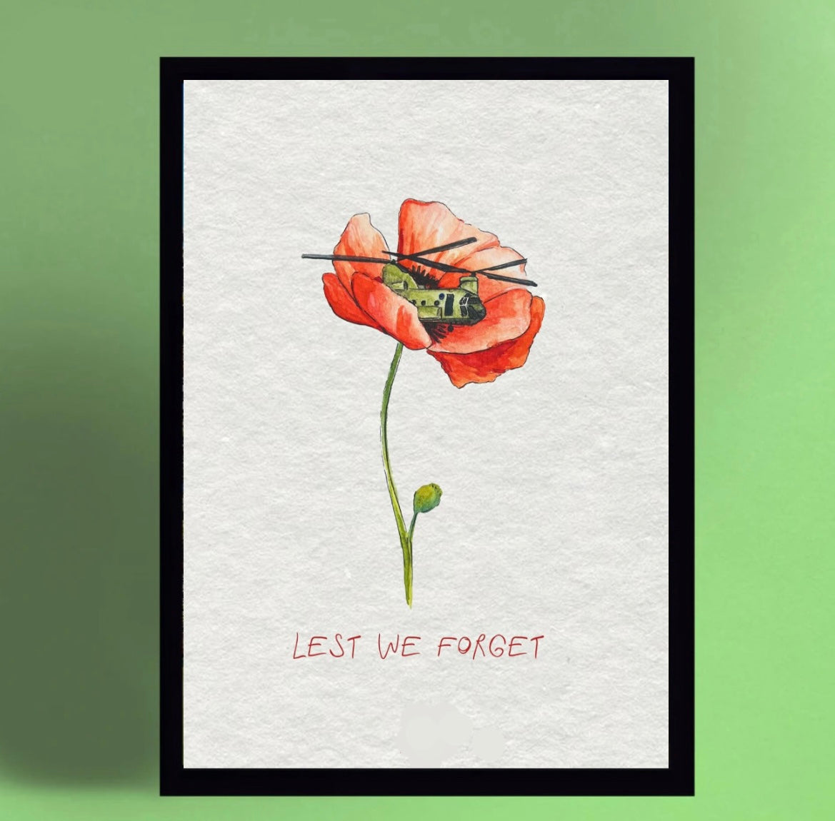 Chinook Poppy Print