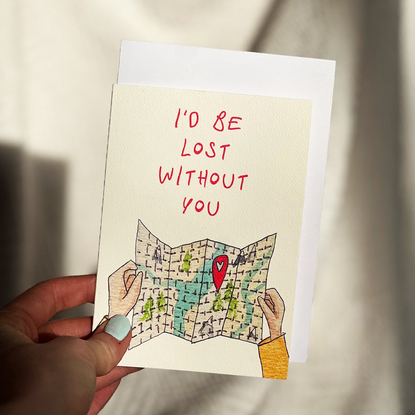 Lost Without You Card