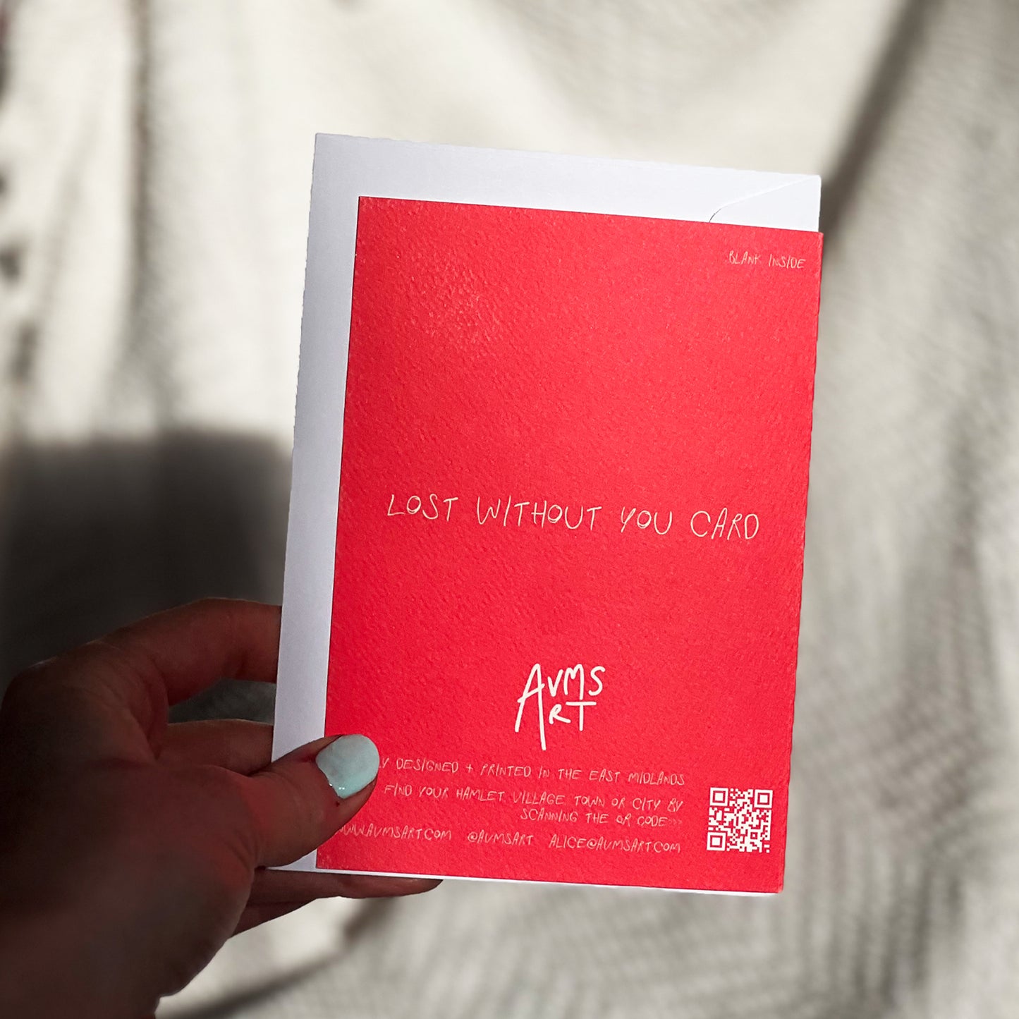 Lost Without You Card