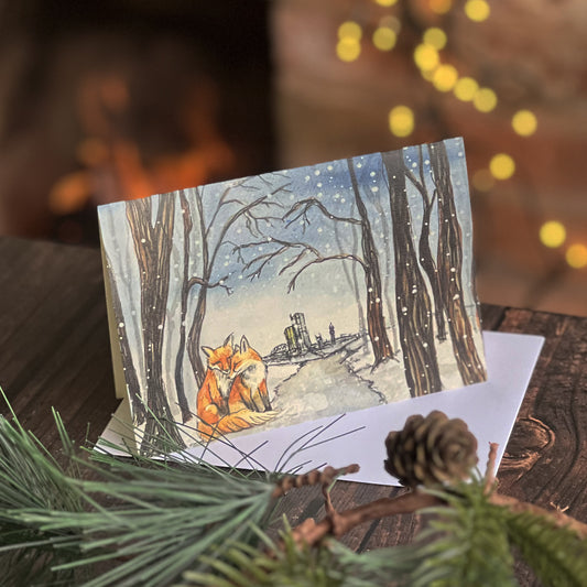 Outwoods View Christmas Card - 5 for £10