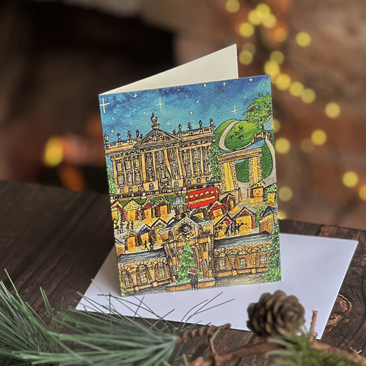 Chatsworth House Christmas Card - 5 for £10