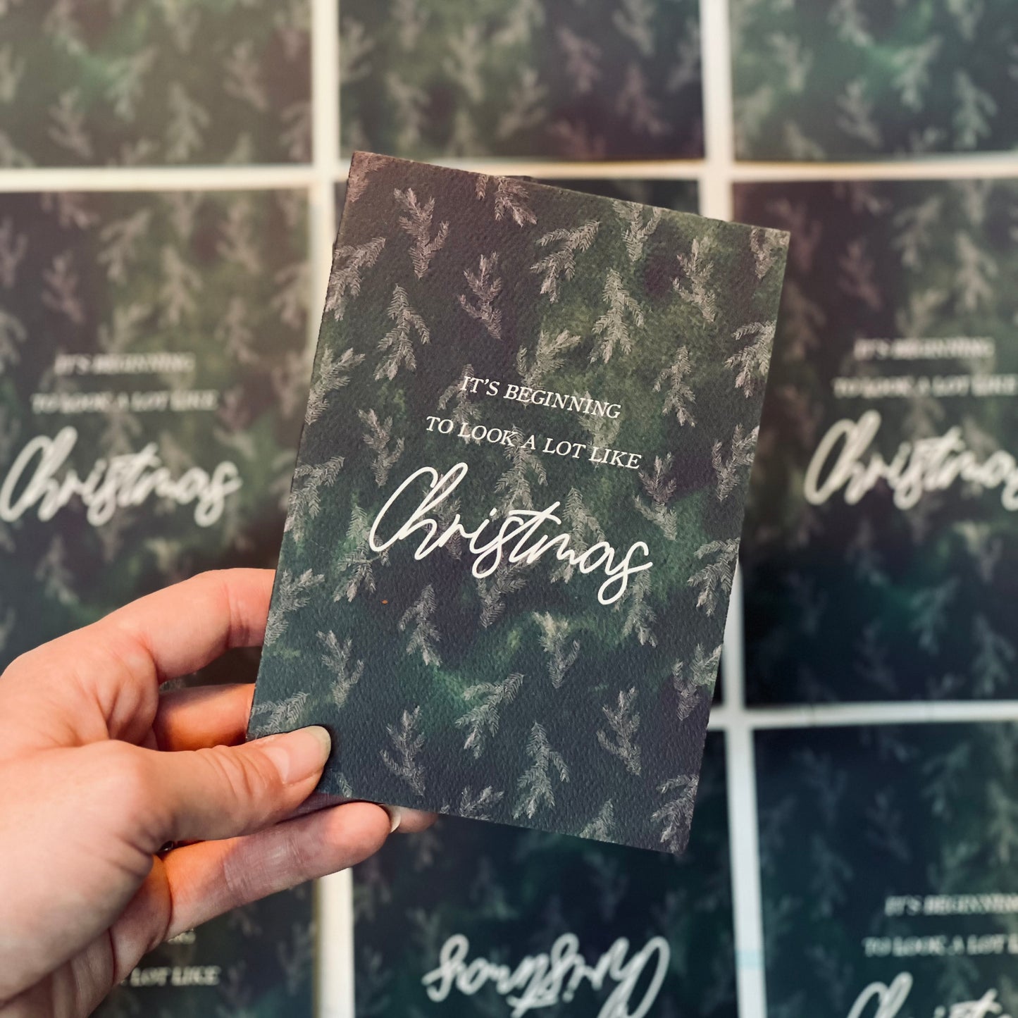 It's beginning to look like Christmas Card - 5 for £10