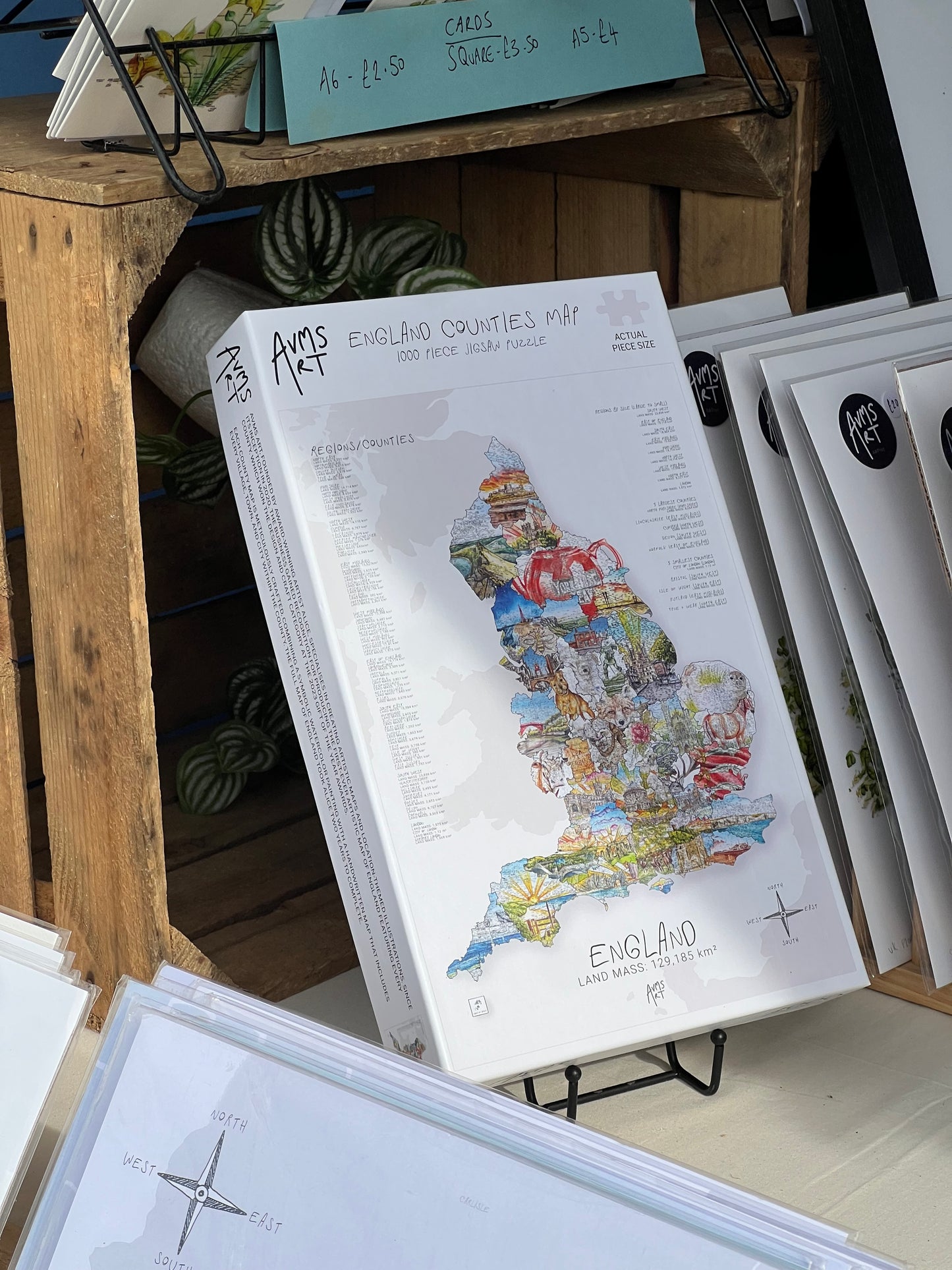 England County Map 1000 Piece Jigsaw