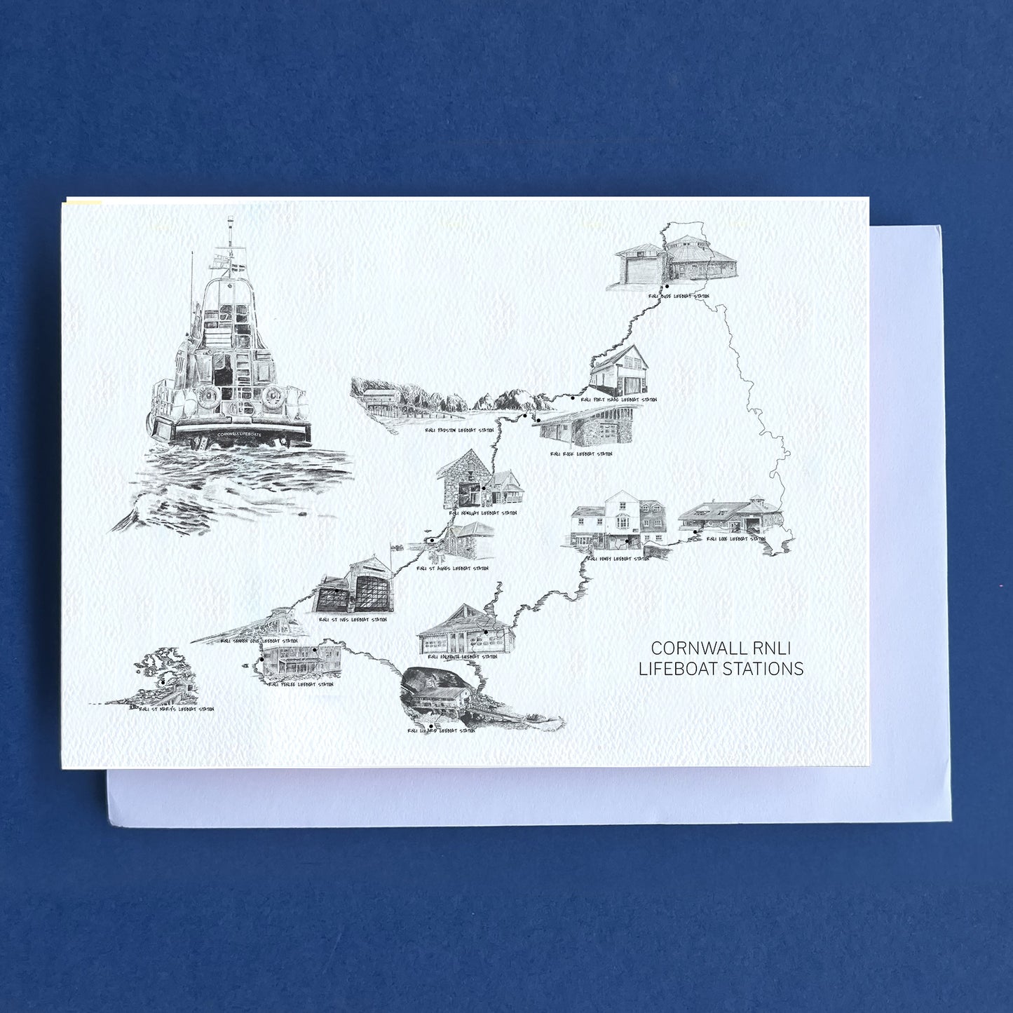 Cornwall RNLI Card