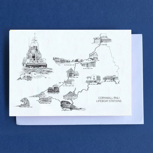 Cornwall RNLI Card