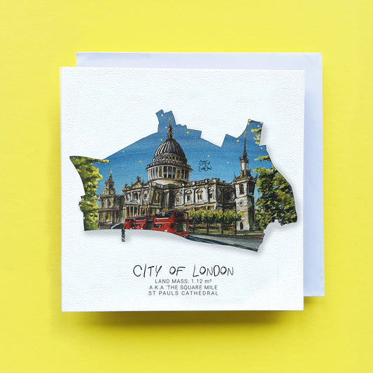 City of London Map Card