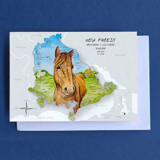 New Forest Map Card