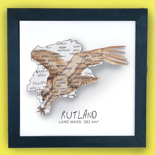 Rutland Osprey Map Print