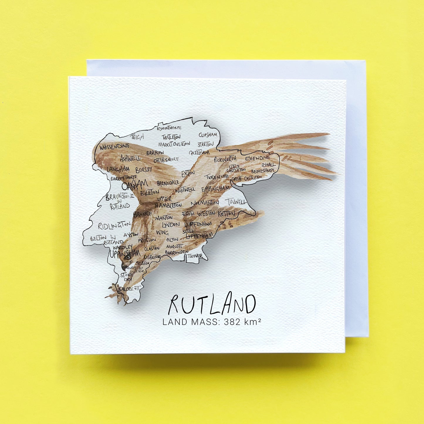 Rutland Osprey Map Card