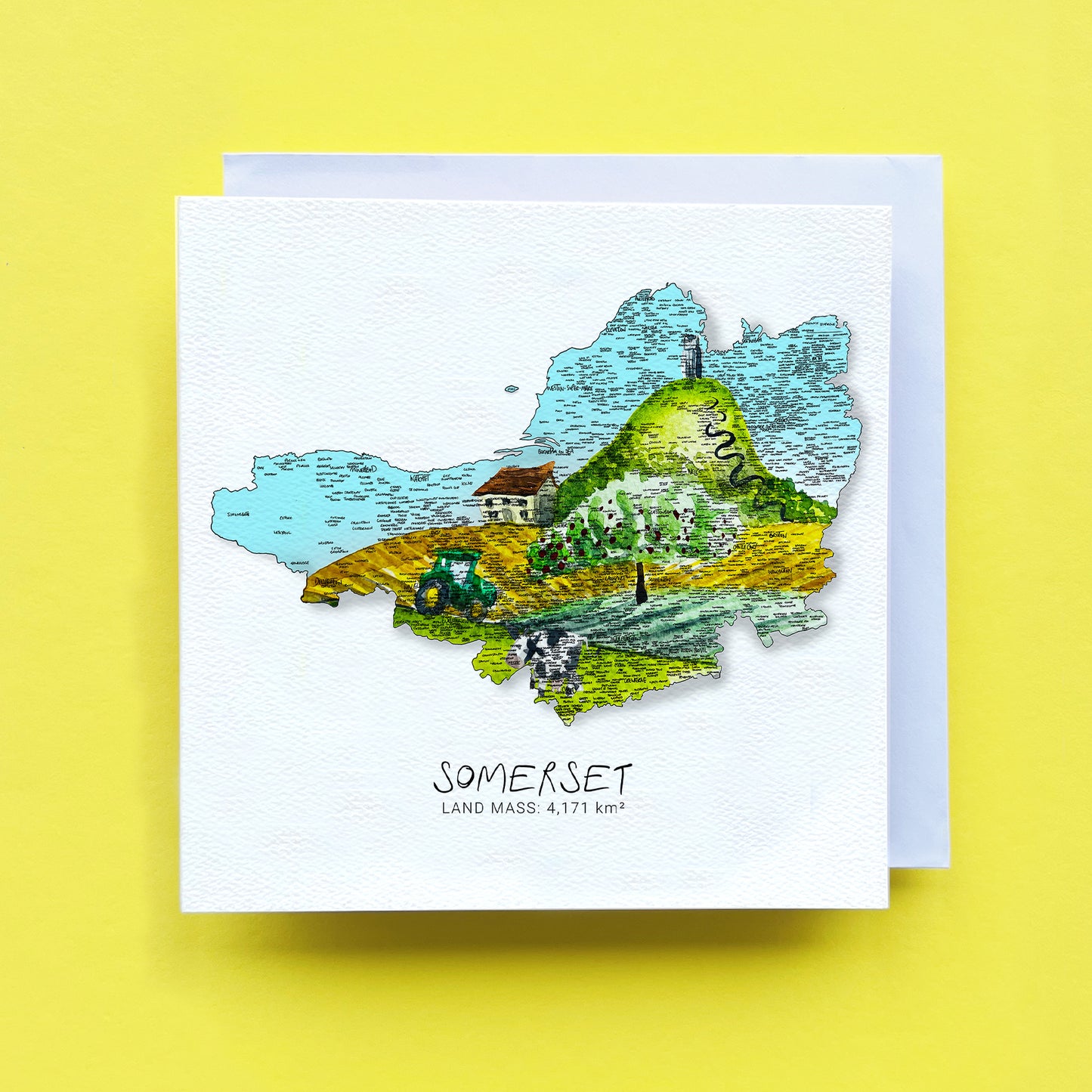 Somerset Map Card